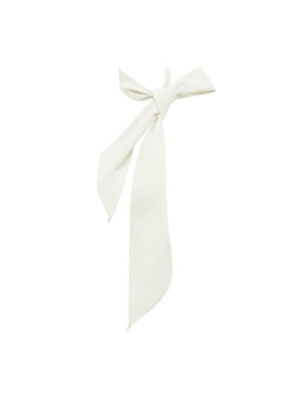 Satin Ribbon Skinny Scarf Long Neck Tie for Women